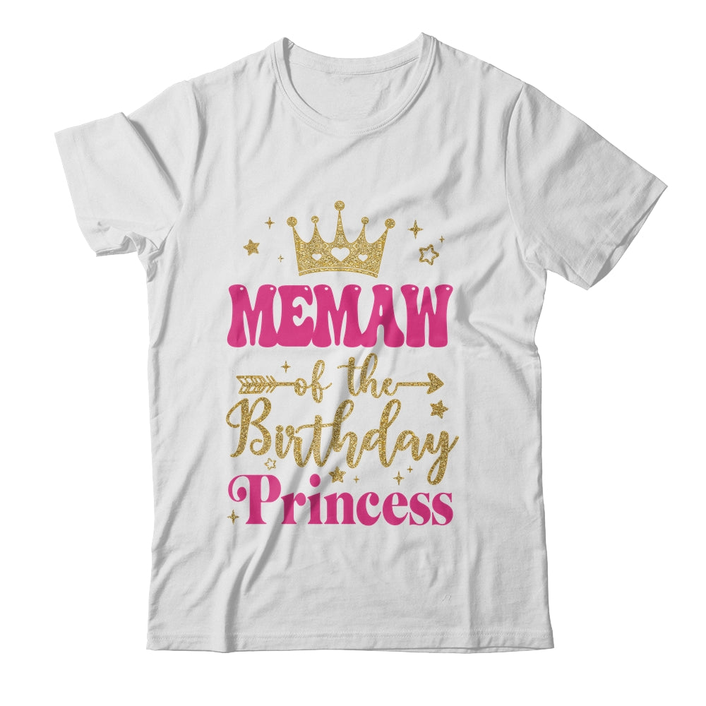 Memaw Of The Birthday For Girl 1st Birthday Princess Girl Shirt & Hoodie | siriusteestore