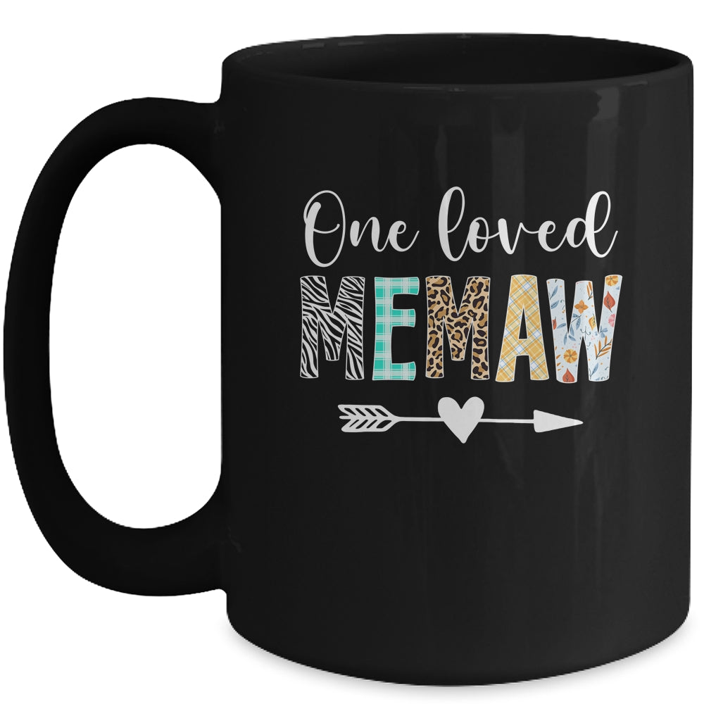 Memaw Women Cute Design One Loved Memaw Mother's Day Mug | siriusteestore