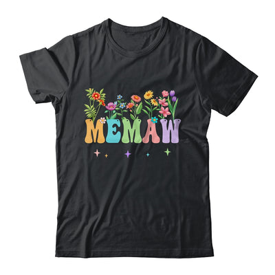Memaw Women Wildflower Floral Design Memaw Mothers Day Shirt & Tank Top | siriusteestore