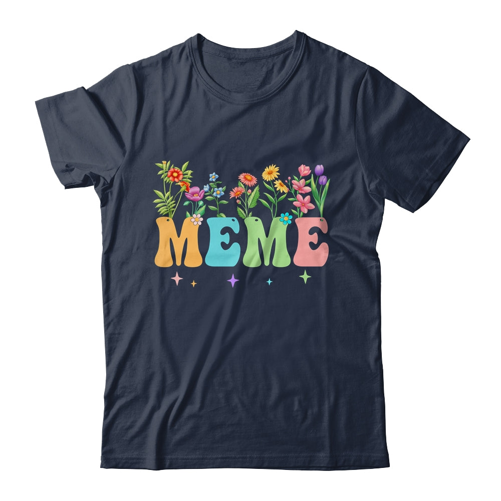 Meme Women Wildflower Floral Design Meme Mothers Day Shirt & Tank Top | siriusteestore
