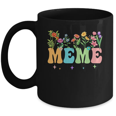 Meme Women Wildflower Floral Design Meme Mothers Day Mug | siriusteestore