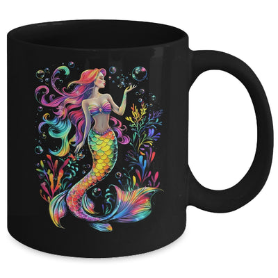 Mermaid Colorful Abstract Painting Art Graphic Women Girls Mug | siriusteestore