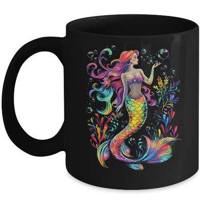 Mermaid Colorful Abstract Painting Art Graphic Women Girls Mug | siriusteestore