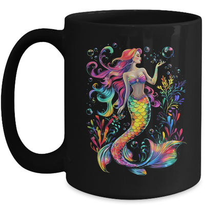 Mermaid Colorful Abstract Painting Art Graphic Women Girls Mug | siriusteestore