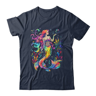 Mermaid Colorful Abstract Painting Art Graphic Women Girls Shirt & Tank Top | siriusteestore