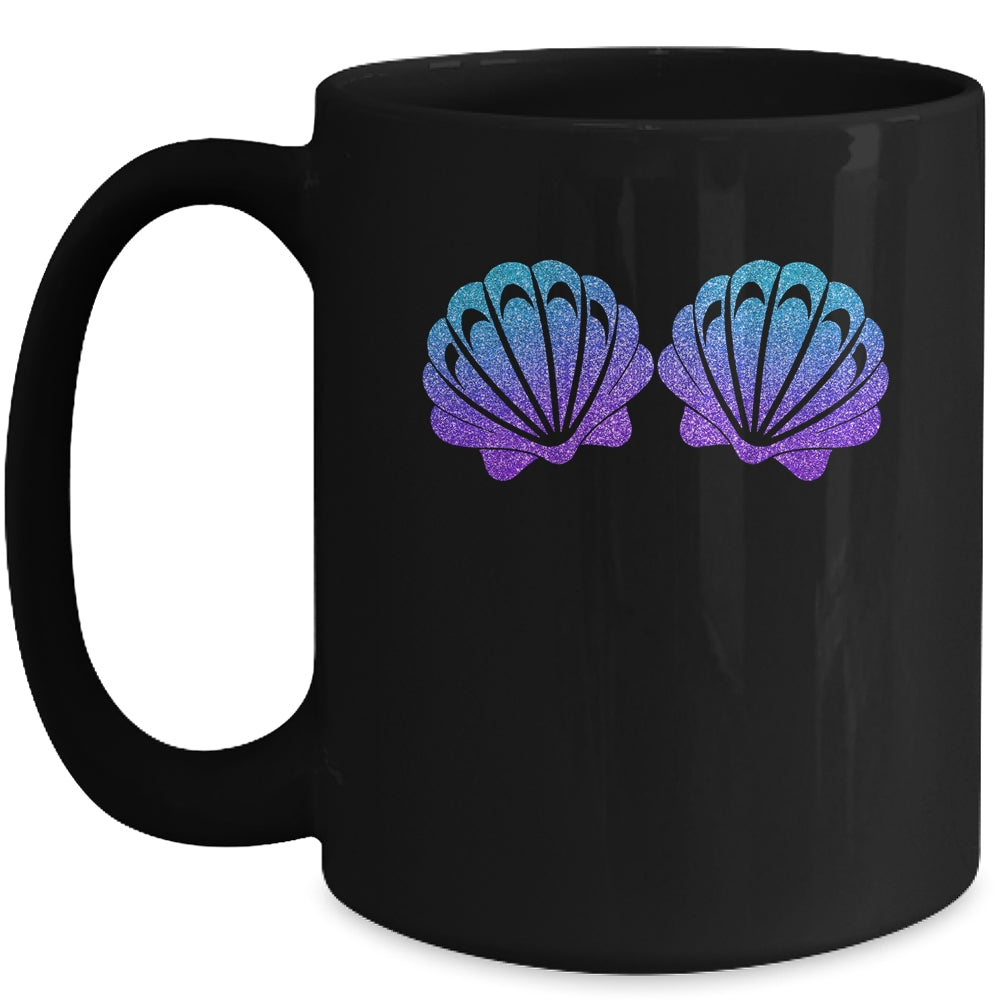 Mermaid Sea Shell Bra Costume Halloween For Women Girls Mug | siriusteestore