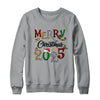 Merry Christmas 2025 Leopard Buffalo Plaid Red Green Xmas Shirt & Sweatshirt | siriusteestore