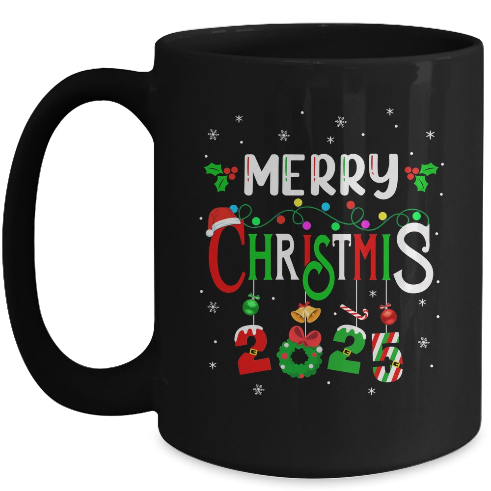 Merry Christmas 2025 Matching Family Santa Funny Mug | siriusteestore