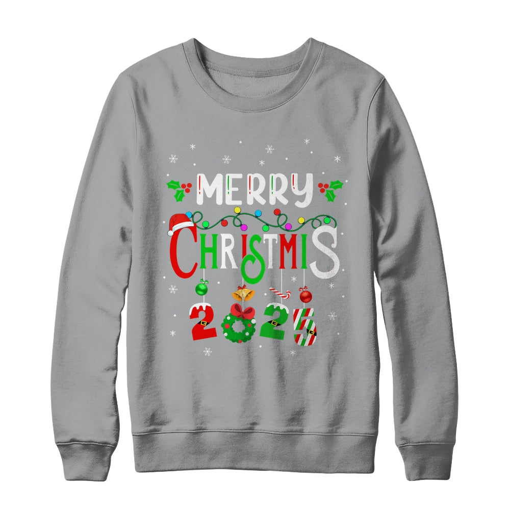 Merry Christmas 2025 Matching Family Santa Funny Shirt & Sweatshirt | siriusteestore