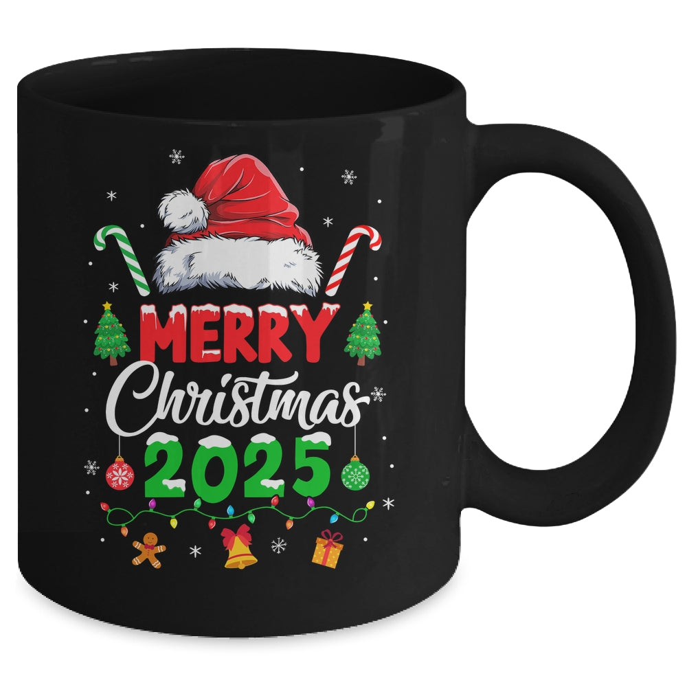 Merry Christmas 2025 Santa Elf Funny Family Matching Squad Mug | siriusteestore