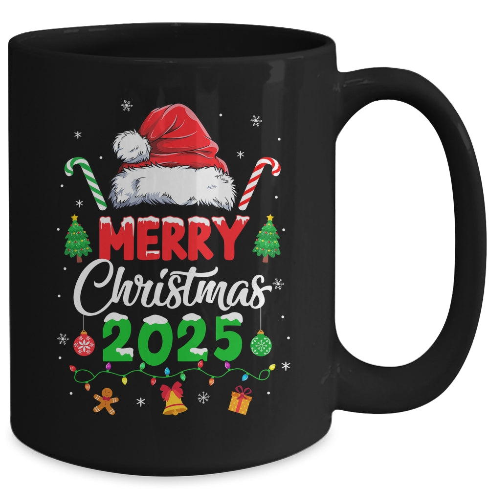 Merry Christmas 2025 Santa Elf Funny Family Matching Squad Mug | siriusteestore