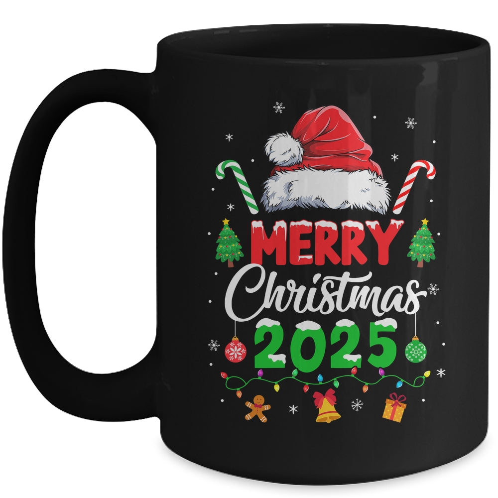 Merry Christmas 2025 Santa Elf Funny Family Matching Squad Mug | siriusteestore