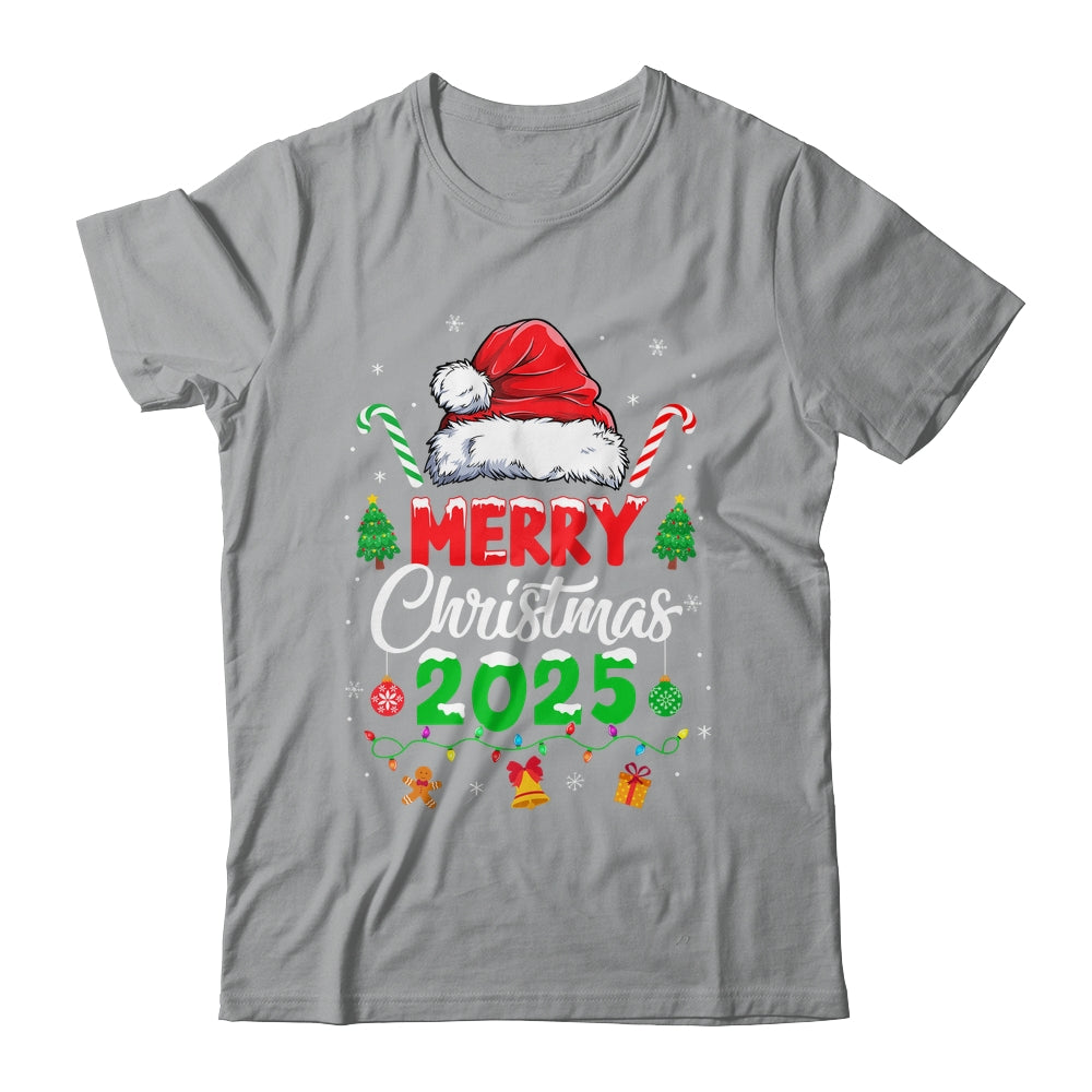 Merry Christmas 2025 Santa Elf Funny Family Matching Squad Shirt & Sweatshirt | siriusteestore