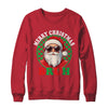 Merry Christmas BRUH Santa BRUH Checkerboard Retro Boy Men Shirt & Sweatshirt | siriusteestore