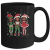 Merry Christmas Black Afro African Santa Hat ELF Melanin Mug | siriusteestore