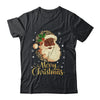 Merry Christmas Black Leopard African Santa Claus Shirt & Sweatshirt | siriusteestore