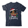 Merry Christmas Black Women African Girl Santa Hat Xmas Shirt & Sweatshirt | siriusteestore