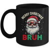 Merry Christmas Bruh Funny Santa Claus Groovy Retro Mug | siriusteestore