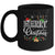 Merry Christmas Buffalo Black And White Plaid For Men Women Mug | siriusteestore