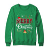 Merry Christmas Buffalo Plaid Red Santa Hat Xmas Men Women Shirt & Sweatshirt | siriusteestore