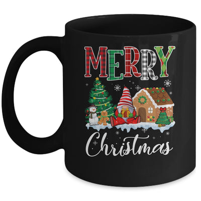 Merry Christmas Candy House Gnome Gingerbread Xmas Mug | siriusteestore