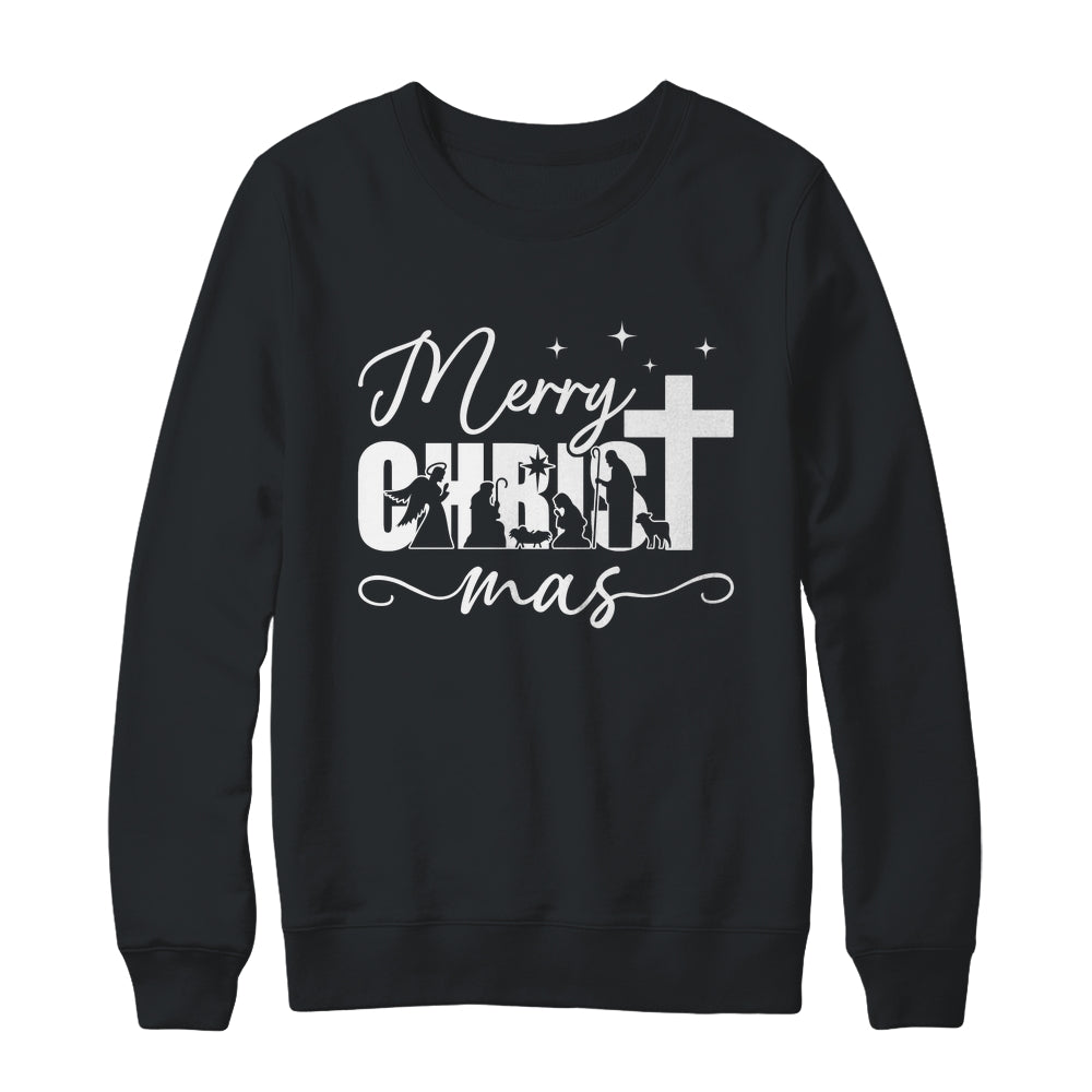 Merry Christmas Christian Christmas Jesus Family Costume Shirt & Sweatshirt | siriusteestore