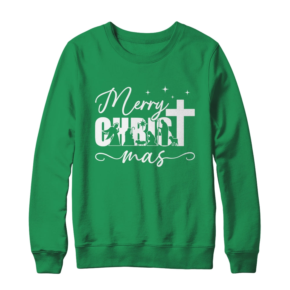 Merry Christmas Christian Christmas Jesus Family Costume Shirt & Sweatshirt | siriusteestore