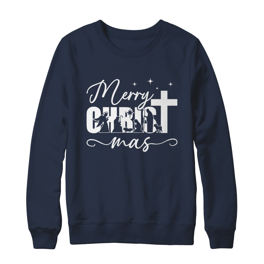 Merry Christmas Christian Christmas Jesus Family Costume Shirt & Sweatshirt | siriusteestore
