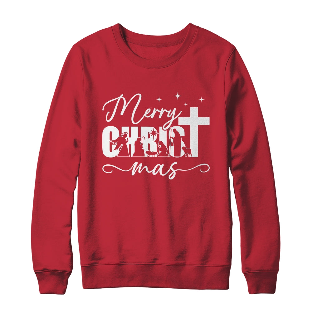 Merry Christmas Christian Christmas Jesus Family Costume Shirt & Sweatshirt | siriusteestore