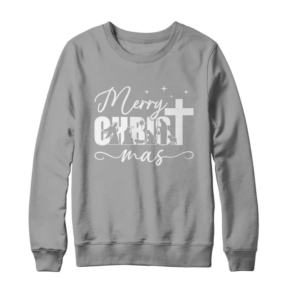 Merry Christmas Christian Christmas Jesus Family Costume Shirt & Sweatshirt | siriusteestore