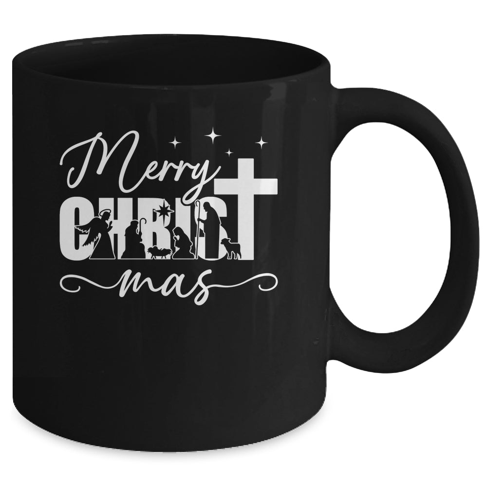 Merry Christmas Christian Christmas Jesus Family Costume Mug | siriusteestore