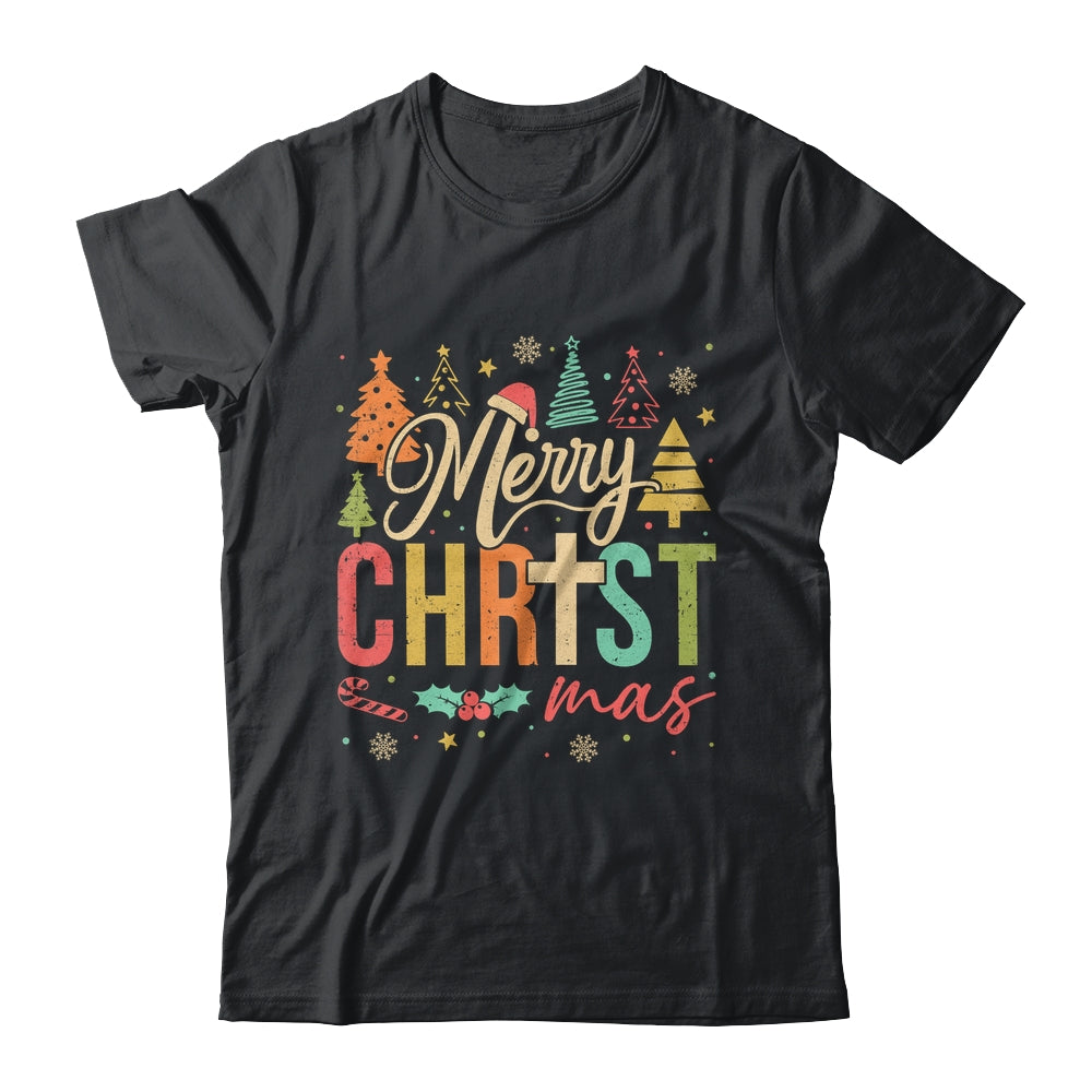 Merry Christmas Christian Jesus Christmas Xmas Men Women Shirt & Sweatshirt | siriusteestore