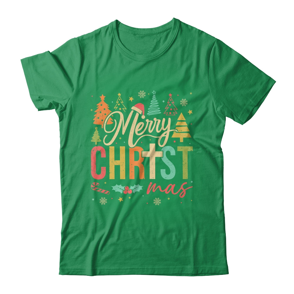 Merry Christmas Christian Jesus Christmas Xmas Men Women Shirt & Sweatshirt | siriusteestore