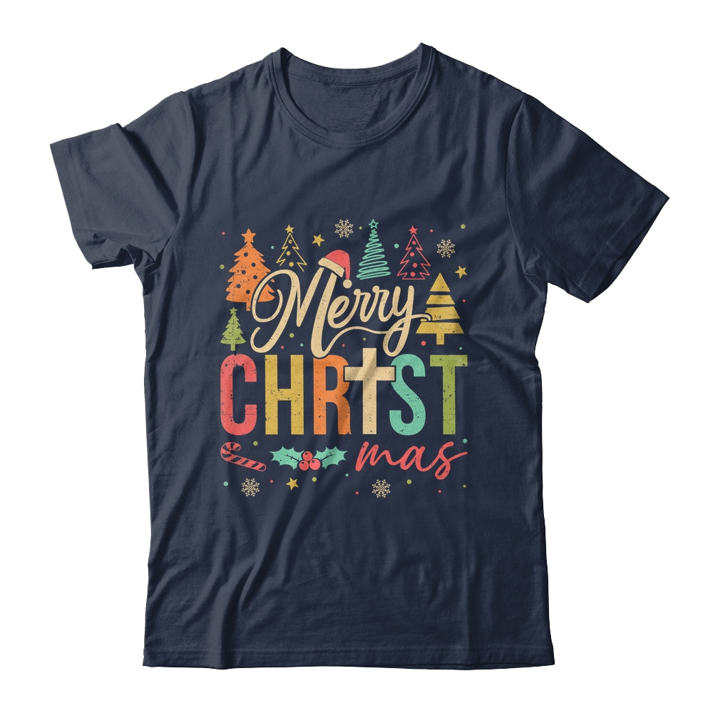 Merry Christmas Christian Jesus Christmas Xmas Men Women Shirt & Sweatshirt | siriusteestore