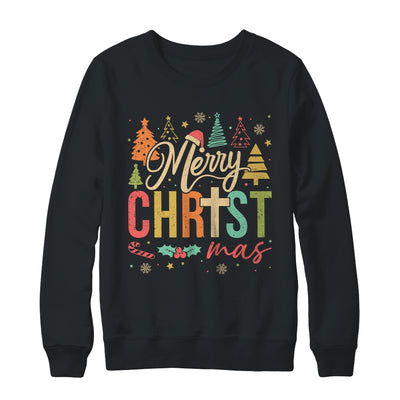 Merry Christmas Christian Jesus Christmas Xmas Men Women Shirt & Sweatshirt | siriusteestore