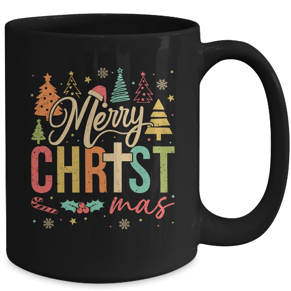 Merry Christmas Christian Jesus Christmas Xmas Men Women Mug | siriusteestore