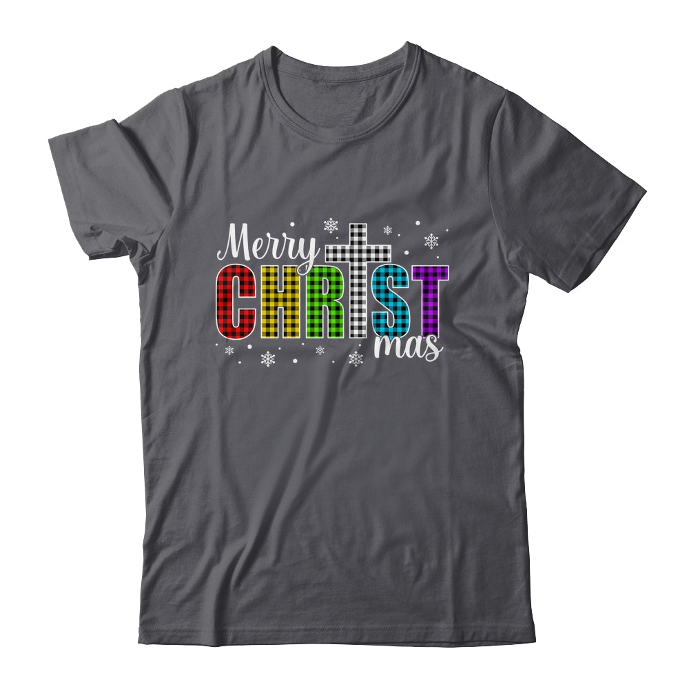 Merry Christmas Christian Xmas Jesus Holiday Family Faith Shirt & Sweatshirt | siriusteestore