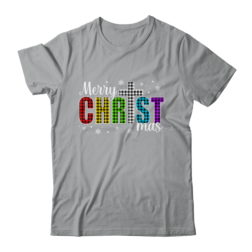 Merry Christmas Christian Xmas Jesus Holiday Family Faith Shirt & Sweatshirt | siriusteestore