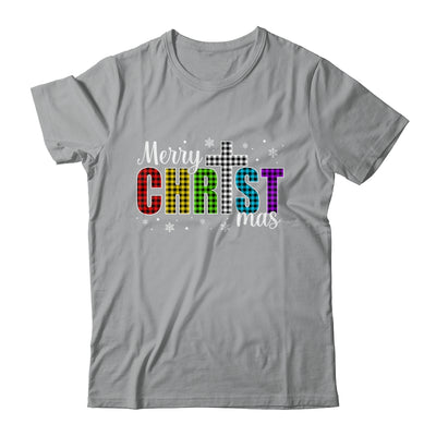 Merry Christmas Christian Xmas Jesus Holiday Family Faith Shirt & Sweatshirt | siriusteestore