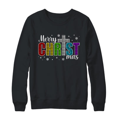 Merry Christmas Christian Xmas Jesus Holiday Family Faith Shirt & Sweatshirt | siriusteestore