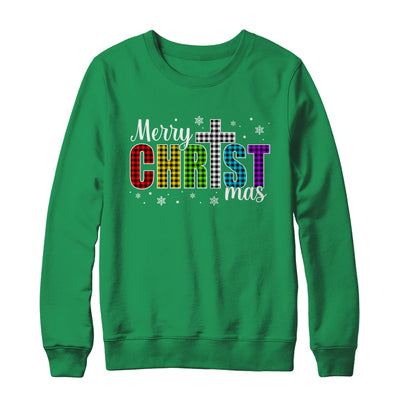 Merry Christmas Christian Xmas Jesus Holiday Family Faith Shirt & Sweatshirt | siriusteestore