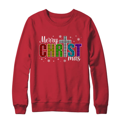 Merry Christmas Christian Xmas Jesus Holiday Family Faith Shirt & Sweatshirt | siriusteestore