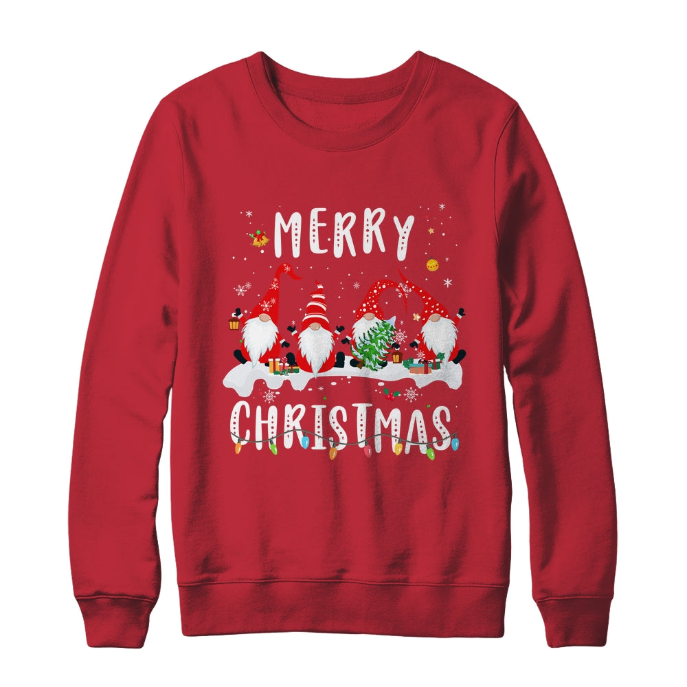 Merry Christmas Gnome Funny Family Xmas Shirt & Sweatshirt | siriusteestore