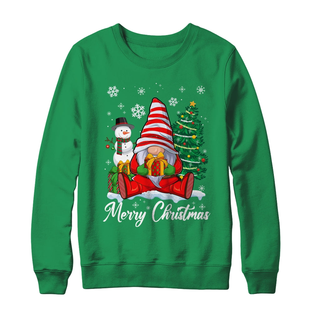 Merry Christmas Gnome Plaid Family Christmas For Women Men Shirt & Sweatshirt | siriusteestore