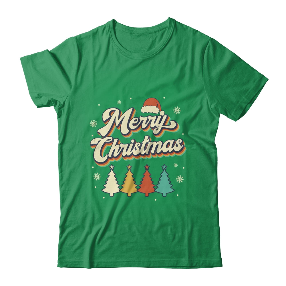 Merry Christmas Groovy Retro Christmas Tree For Men Women Shirt & Sweatshirt | siriusteestore