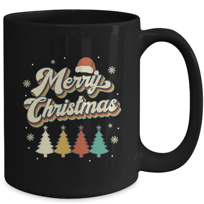 Merry Christmas Groovy Retro Christmas Tree For Men Women Mug | siriusteestore