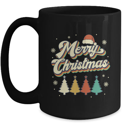 Merry Christmas Groovy Retro Christmas Tree For Men Women Mug | siriusteestore