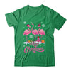 Merry Christmas Hat Santa Flamingo Snow Xmas Shirt & Sweatshirt | siriusteestore