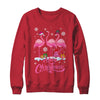 Merry Christmas Hat Santa Flamingo Snow Xmas Shirt & Sweatshirt | siriusteestore