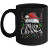 Merry Christmas Red Santa Hat Reindeer Xmas Family Men Women Mug | siriusteestore